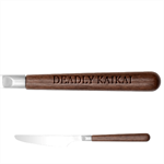 DEADLY KAIKAI Stainless Steel Knife With Wooden Handle Knife