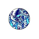 Trippy Dippy Bears Blue Dancing Greatful Dead Skull Steal Your Face Hat Clip Ball Marker (10 pack) Front