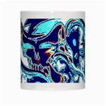 Trippy Dippy Bears Blue Dancing Greatful Dead Skull Steal Your Face White Mug Center