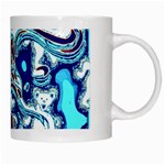 Trippy Dippy Bears Blue Dancing Greatful Dead Skull Steal Your Face White Mug Right