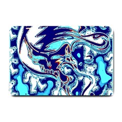 Trippy Dippy Bears Blue Dancing Greatful Dead Skull Steal Your Face Small Doormat