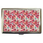Red Flowers Cigarette Money Case Front