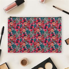 Red Flowers 2 Cosmetic Bag (large)