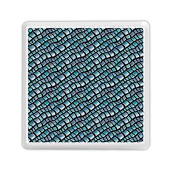 Turquoise Snake  Memory Card Reader (square)