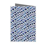 Blue Snake Mini Greeting Card Right
