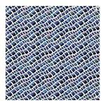 Blue Snake Banner and Sign 4  x 4  Front