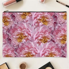 Peonies Nature Bloom Blossom Pink Cosmetic Bag (xxxl)