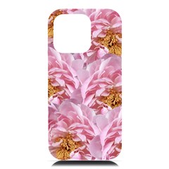 Peonies Nature Bloom Blossom Pink Iphone 16 Pro Max Black Uv Print Pc Hardshell Case