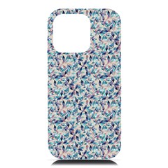 Blue Leaves (2) Iphone 16 Pro Max Black Uv Print Pc Hardshell Case