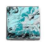 Fluid Turquoise Memory Card Reader (Square 5 Slot) Front