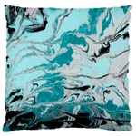 Fluid Turquoise 18  Baby Flannel Cushion Case (Two Sides) Back