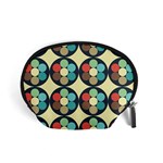Circles Round Pattern Sphere Ball Accessory Pouch (Small) Front