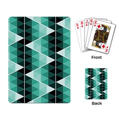 Triangles Pyramid Geometric Pattern Playing Cards Single Design (rectangle)