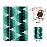 Triangles Pyramid Geometric Pattern Playing Cards Single Design (Rectangle) Back
