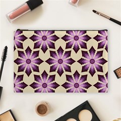 Pattern Design Star Snowflake Cosmetic Bag (large)