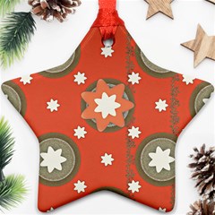 Background Abstract Star Ornament (two Sides)