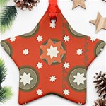 Background Abstract Star Ornament (Two Sides) Back