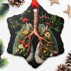 Lungs Health Ornament (snowflake)