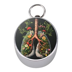 Lungs Health Mini Silver Compasses