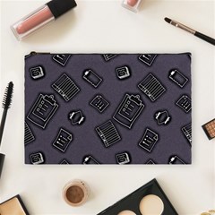 Background Wallpaper Pattern Notes Cosmetic Bag (large)