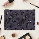 Background Wallpaper Pattern Notes Cosmetic Bag (Large) Front