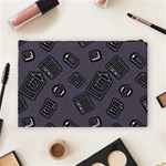 Background Wallpaper Pattern Notes Cosmetic Bag (Large) Back