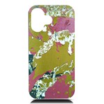 Colorwoven Abstract Print iPhone 16 Black UV Print PC Hardshell Case Front