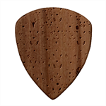 Mix Animal Faces Square Wood Guitar Pick Holder Case And Picks Set Pick