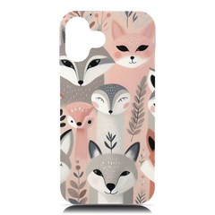 Fox Iphone 16 Plus Black Uv Print Pc Hardshell Case