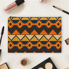 Aztec Mexico Inca Mayan Design Cosmetic Bag (large)