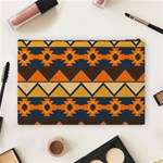 Aztec Mexico Inca Mayan Design Cosmetic Bag (Large) Back