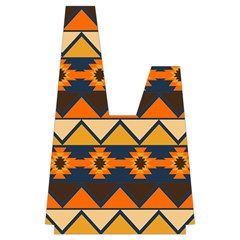 Aztec Mexico Inca Mayan Design Japanese Wrist Knot Bag