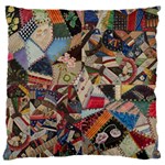 Background Embroidery Pattern Stitches Abstract 18  Baby Flannel Cushion Case (Two Sides) Back