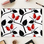 Rose Hip Pattern Branches Autumn Cosmetic Bag (XXL) Front