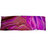Magenta waves 63 x21  Body Pillow Case Dakimakura (Two Sides) Back
