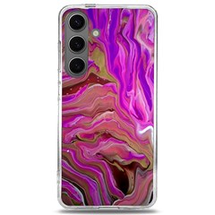 Magenta Waves Samsung Galaxy S24 6 2 Inch Tpu Uv Case