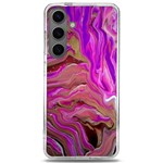 Magenta waves Samsung Galaxy S24 6.2 Inch TPU UV Case Front