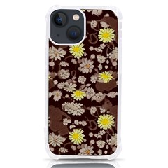 Mid Century Retro Floral 1970s 1960s Pattern 84 Iphone 13 Mini Tpu Uv Print Case