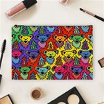 Grateful Dead Jam Bears Cosmetic Bag (Large) Front