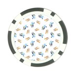 Bluey pattern Poker Chip Card Guard Back