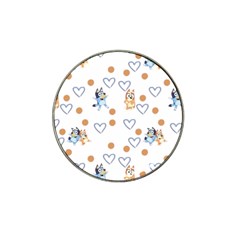 Bluey, Bluey Merch, Bluey Pattern, Bluey Bluey, Bingo, Bluey Design, Bluey Dog Hat Clip Ball Marker (10 Pack)