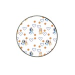 Bluey, Bluey merch, Bluey pattern, Bluey Bluey, bingo, Bluey design, bluey dog Hat Clip Ball Marker (10 pack) Front
