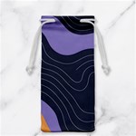 Abstract Topographic Jewelry Bag Back