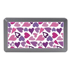 Heart Pattern Repetition Background Memory Card Reader (mini)
