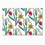 Flowers Bloom Pattern Spring Postcard 4 x 6  (Pkg of 10) Front