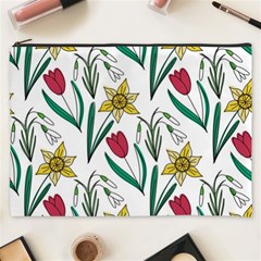 Flowers Bloom Pattern Spring Cosmetic Bag (xxxl)