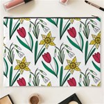 Flowers Bloom Pattern Spring Cosmetic Bag (XXXL) Back