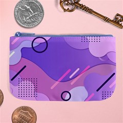 Colorful Labstract Wallpaper Theme Large Coin Purse