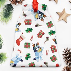 Bluey, Bluey Merch, Bluey Pattern, Bluey Bluey, Bingo, Bluey Design, Bluey Dog Ornament (bell)