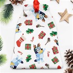 Bluey, Bluey merch, Bluey pattern, Bluey Bluey, bingo, Bluey design, bluey dog Ornament (Bell) Front
